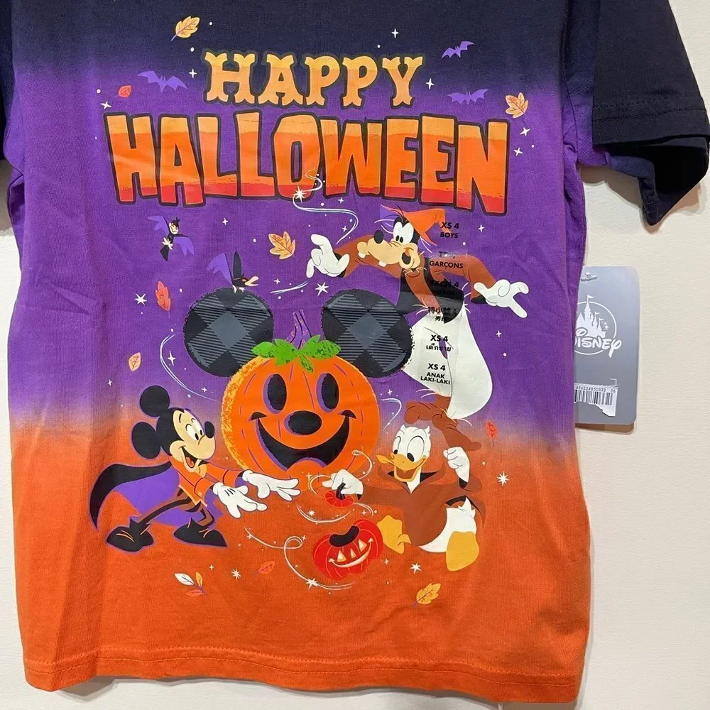 Disney Happy Halloween T-Shirt boys XS 4 NWT
